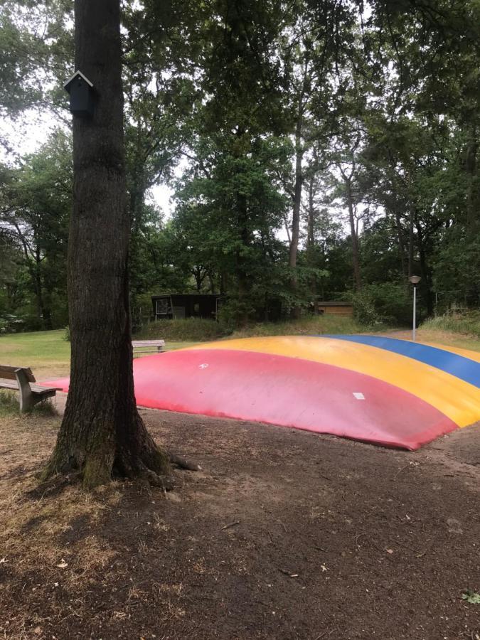 Wulft 47 Zonnig Gezellig 6P Chalet Met Zwembad In Bosrijke Omgeving Op Familie Camping De Vossenburcht IJhorst Exteriér fotografie